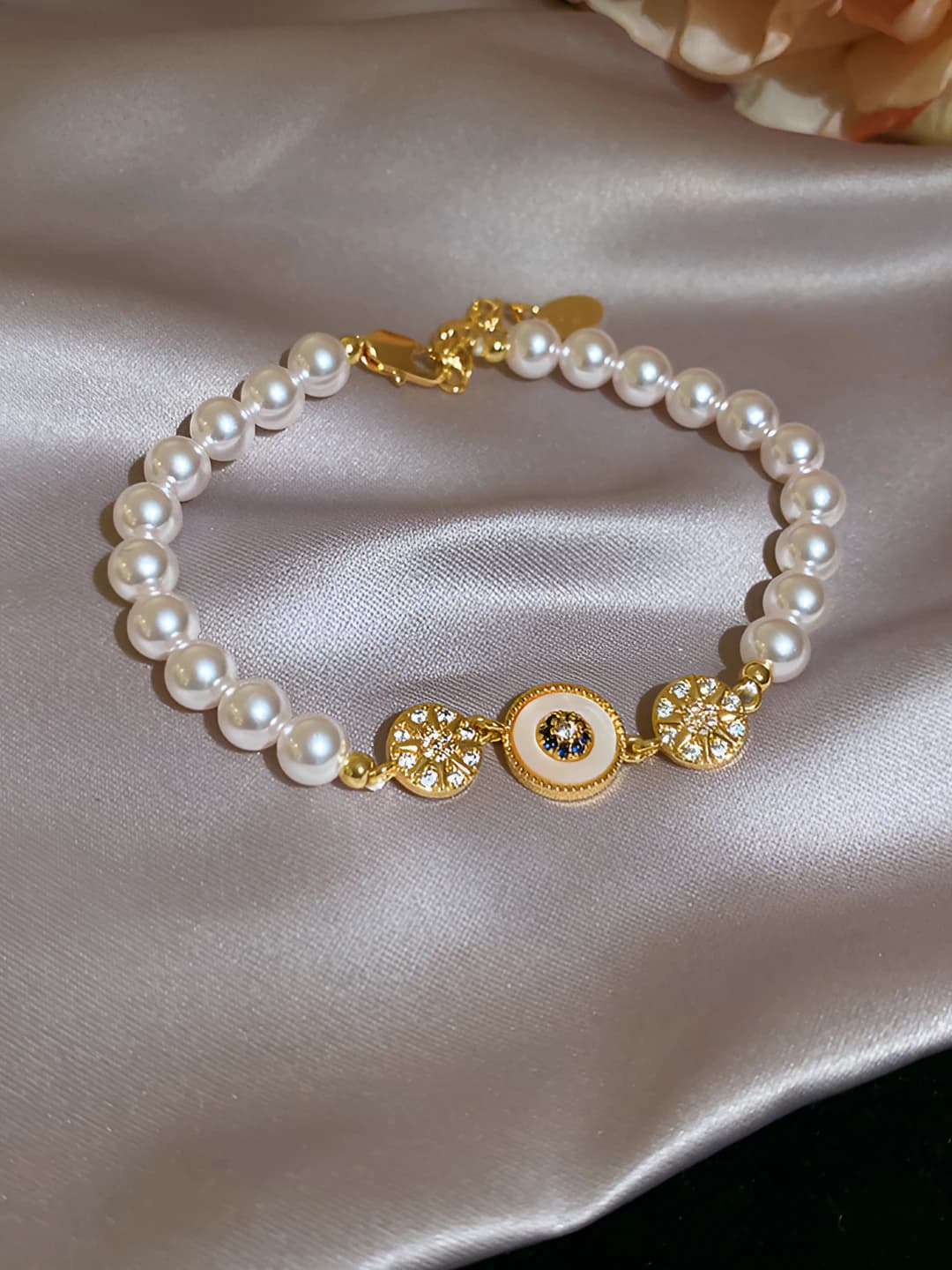 15# Bracelet - Gold - Pink (Real gold)