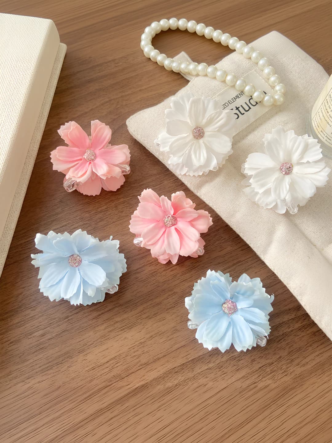 Women's flower hair clip, sweet and fresh style, for beach vacation