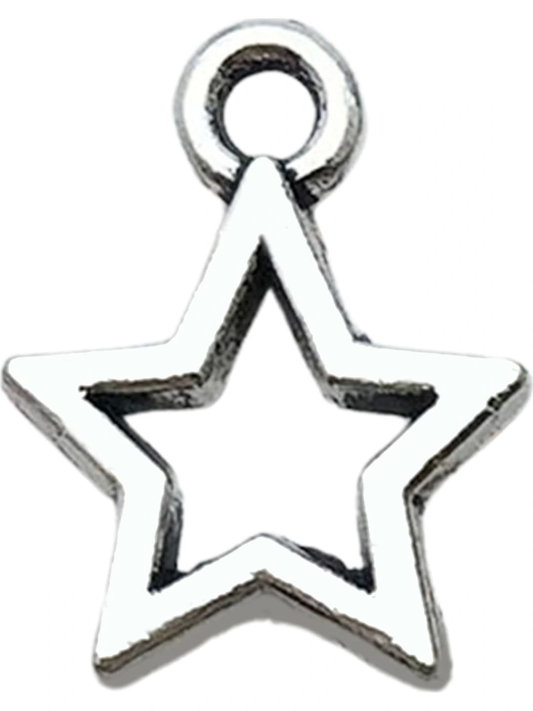 1 dona kichik besh burchakli yulduz 10x12mm-0.4g