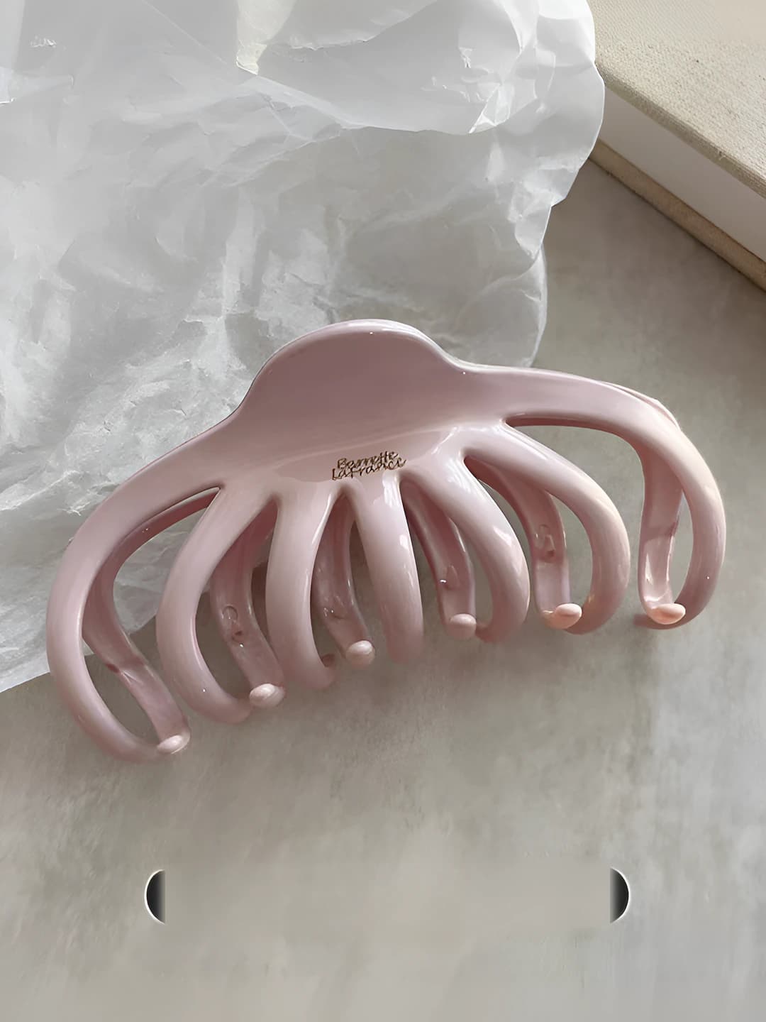 Chrysanthemum clip letters pink - 13 cm