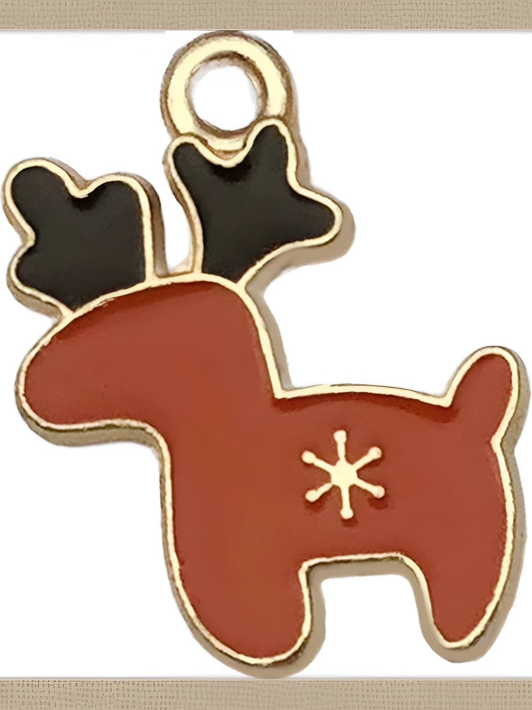 1 pc reindeer 20x16mm 1g