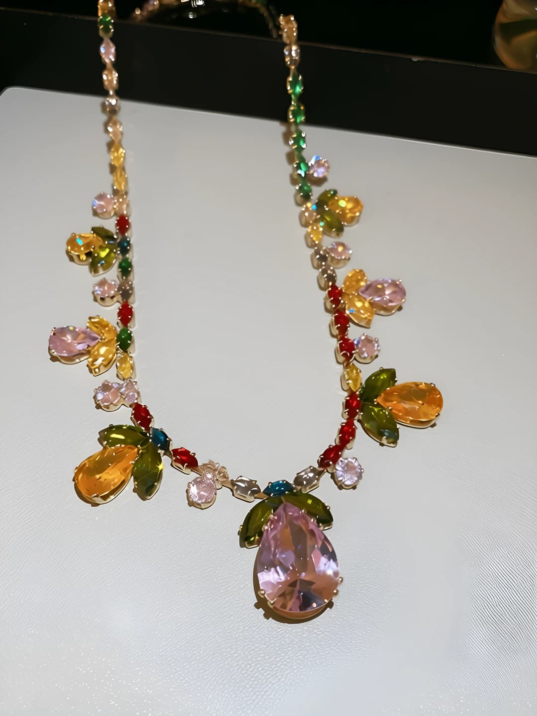 20# Necklace - Gold - Multicolour