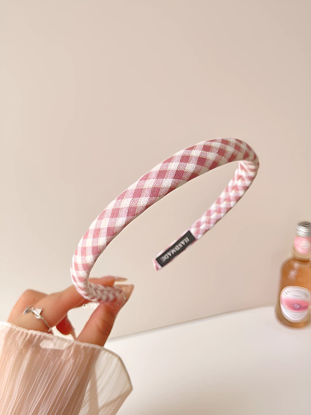 1# Pink plaid