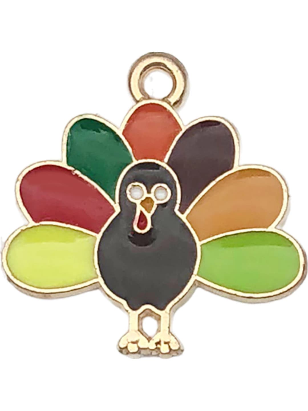 1 pc Seven-colour turkey 20x15mm-1.2g