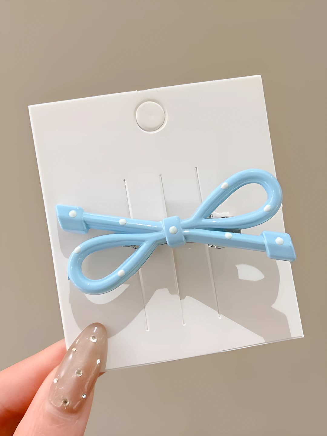 Blue bow ~6 cm