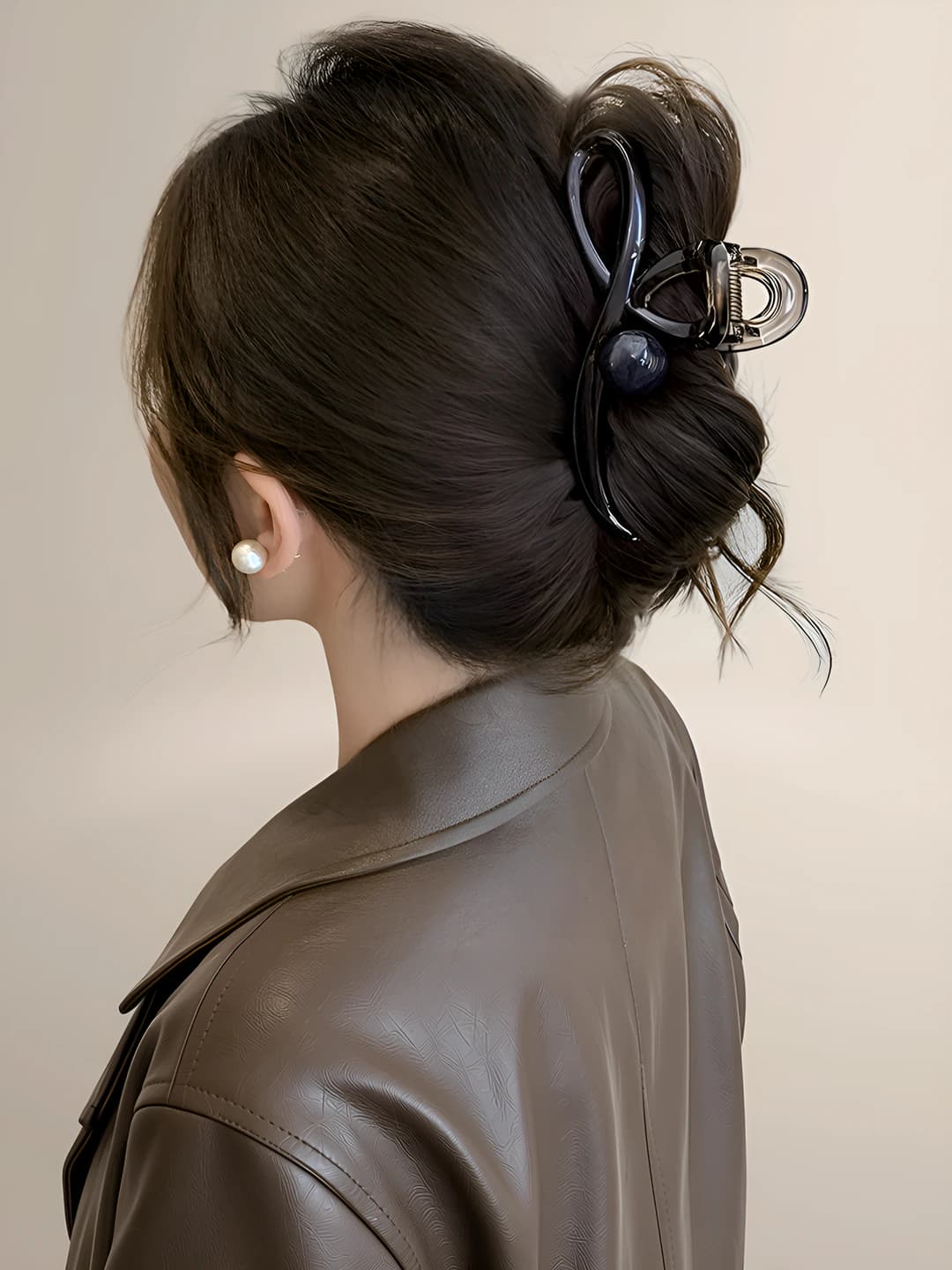 Clear grey, large 13 cm
