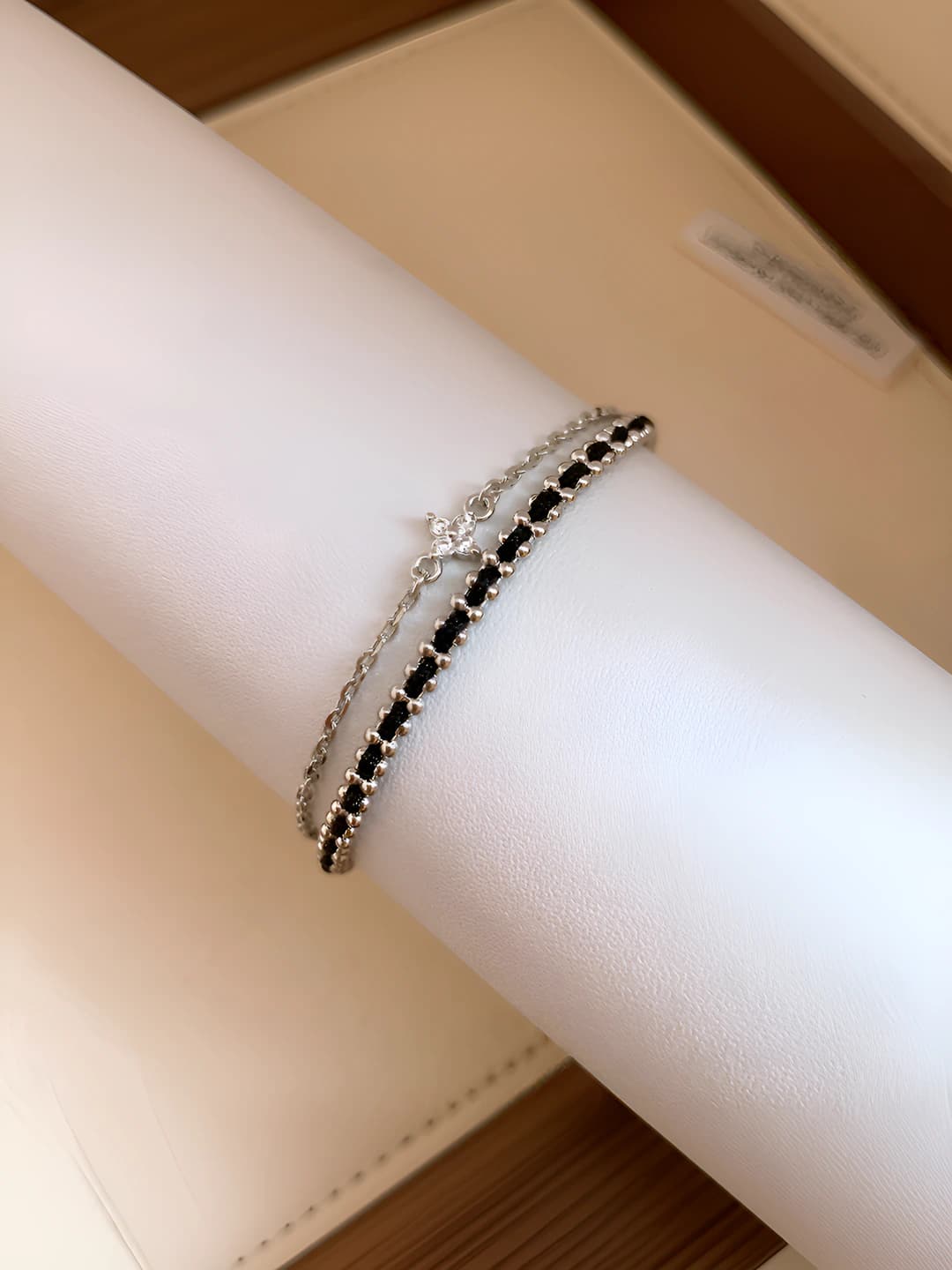 Bracelet - Silver - Black