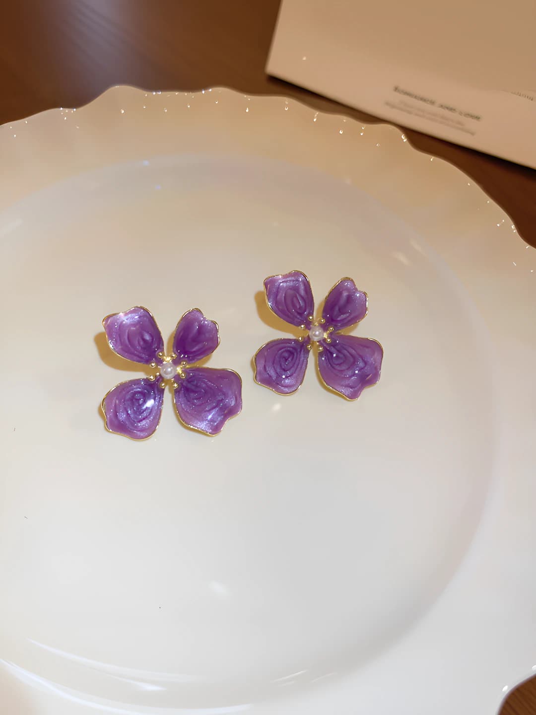 24# Silver post - Gold - Purple