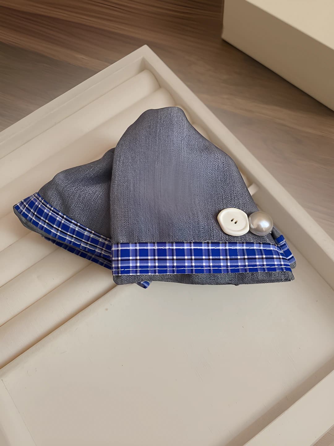 41# Claw clip - Blue-Grey