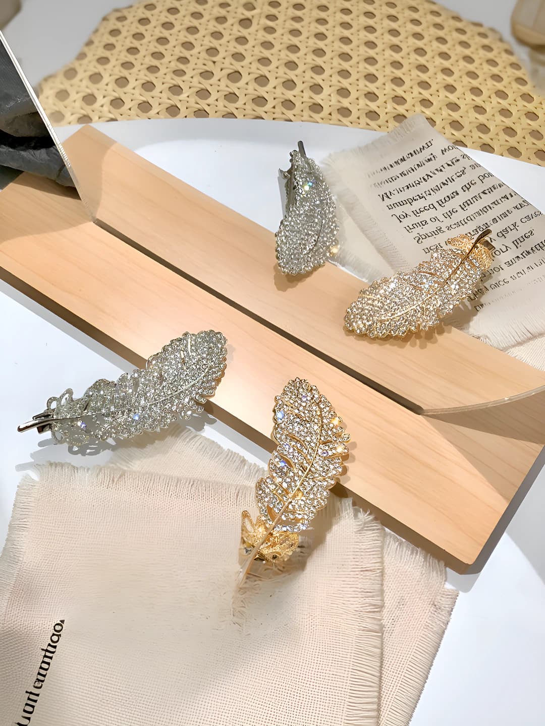 Gold hair clip