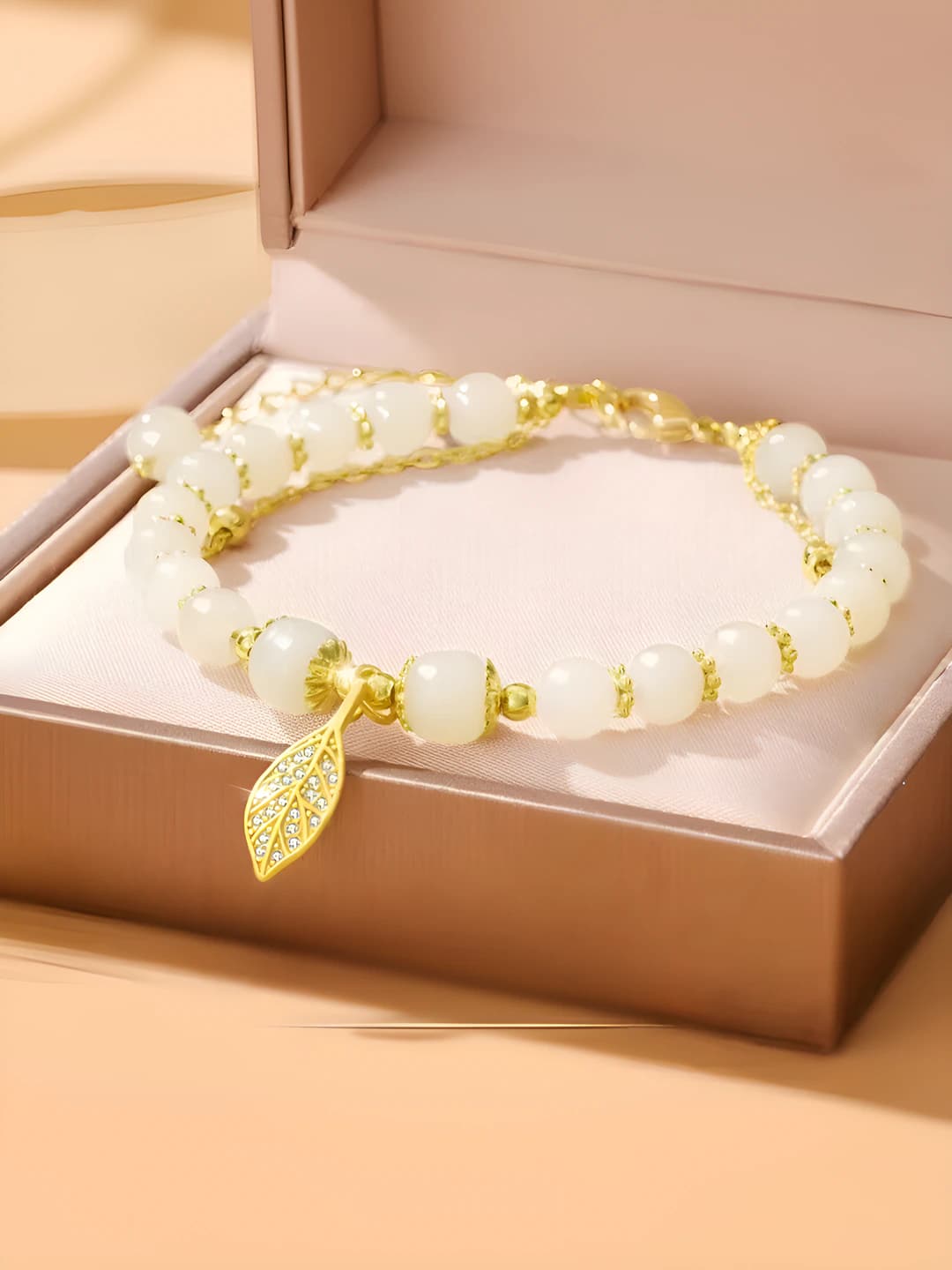 Gold branch bracelet