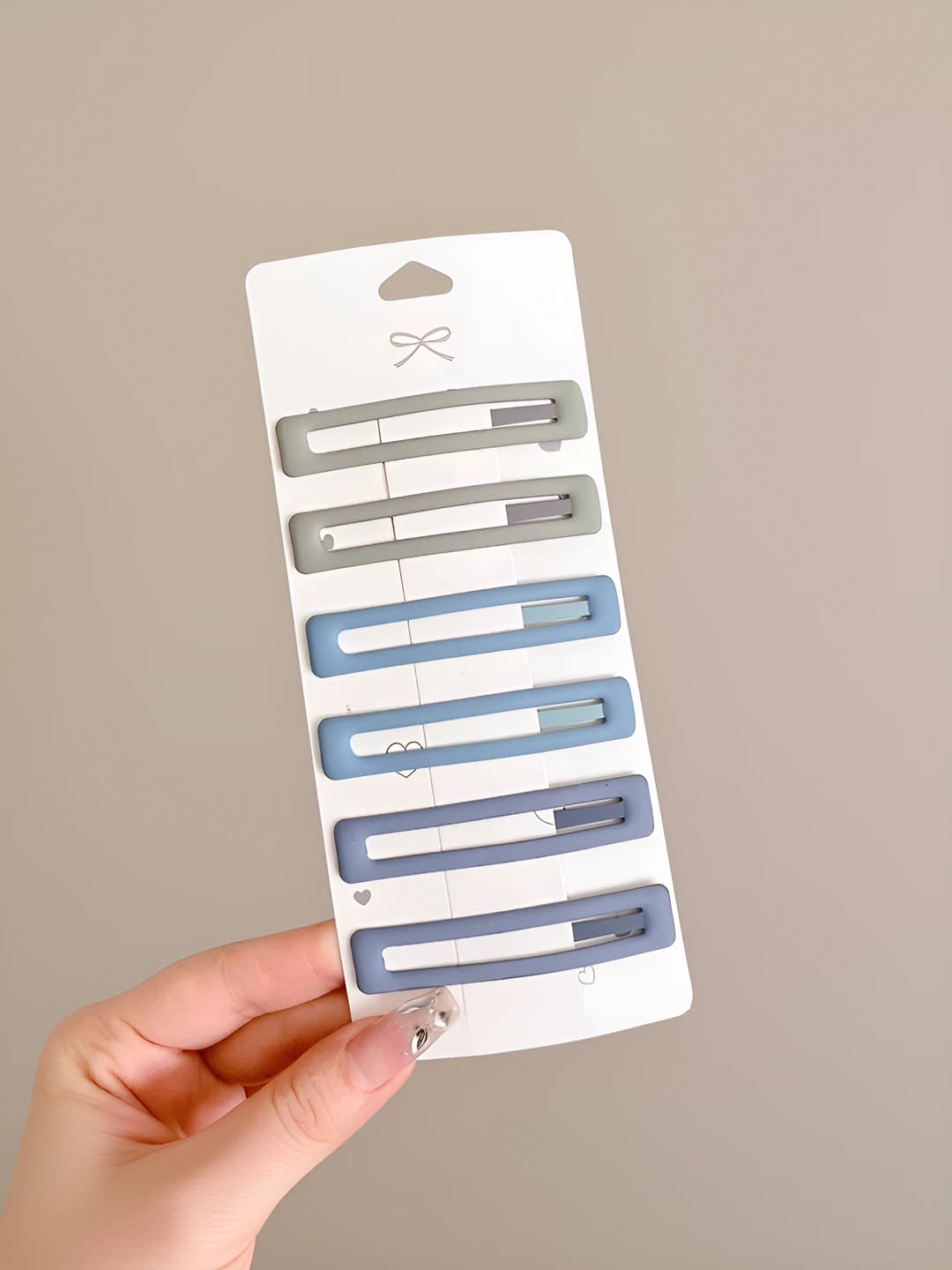 8# Blue mood, 6 pcs set (7 cm)