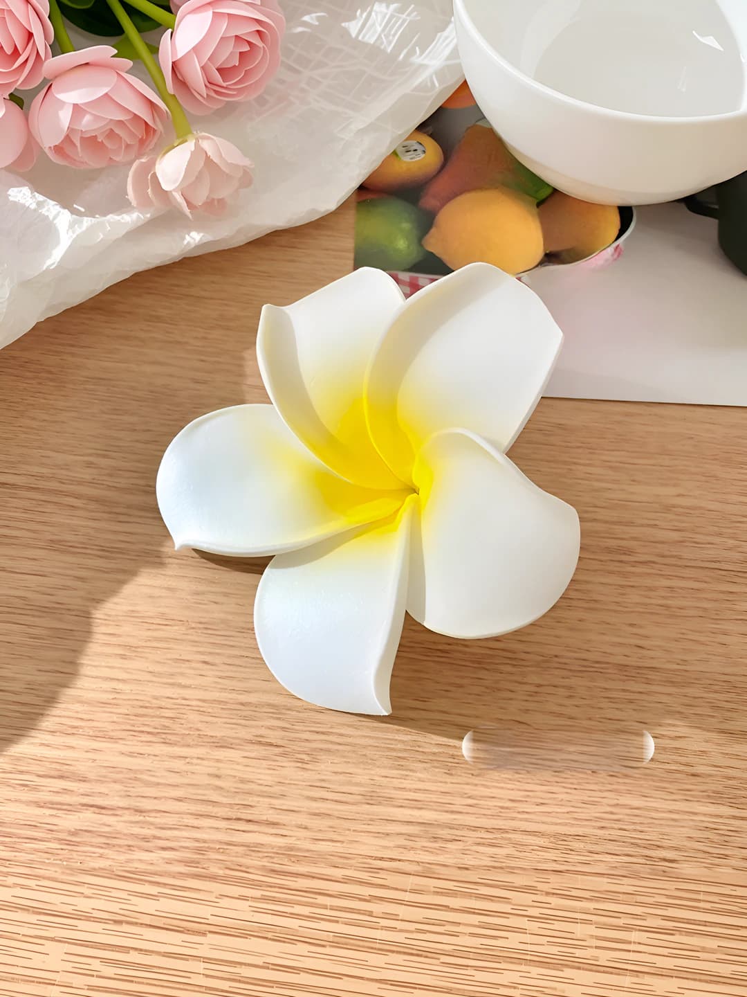 3# Plumeria clip - large 9 cm