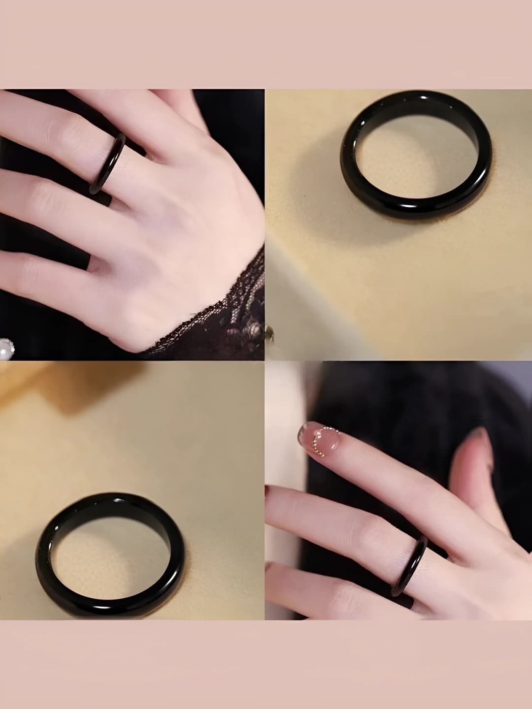 Black 1 pc 18mm