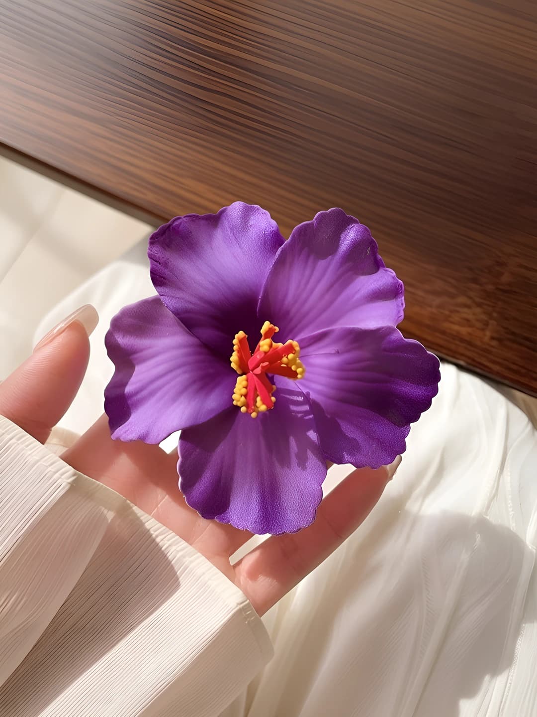 2# Фиолетовый зажим плумерия ~9.5 см