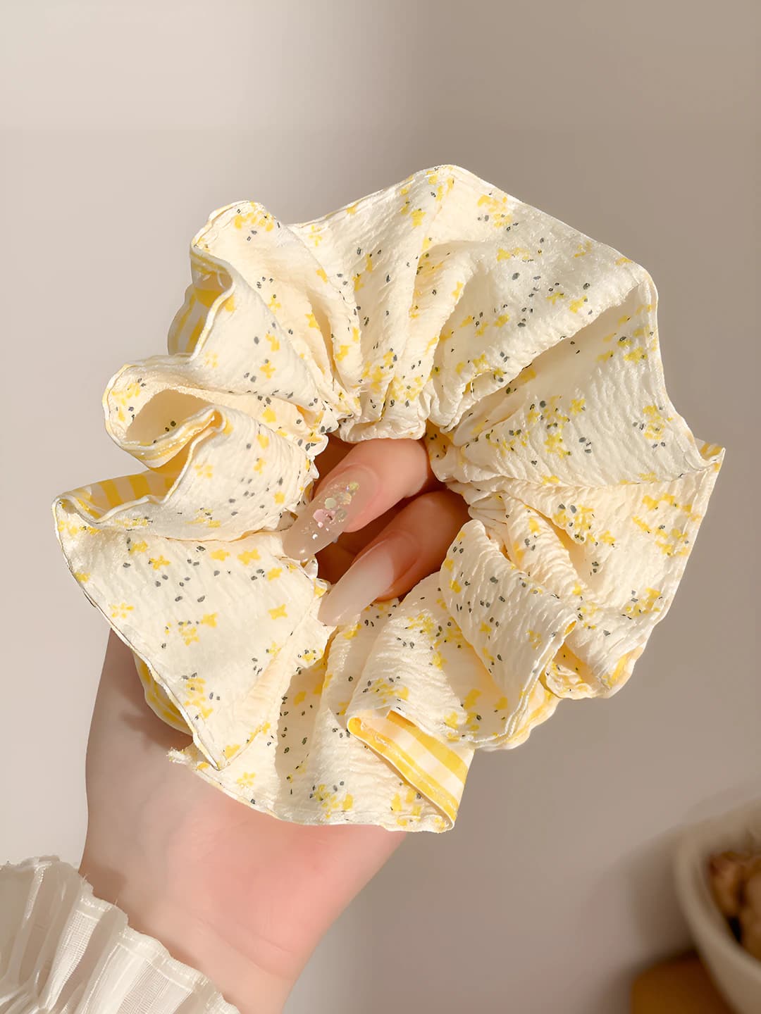 4# Yellow floral small waist ~13 cm