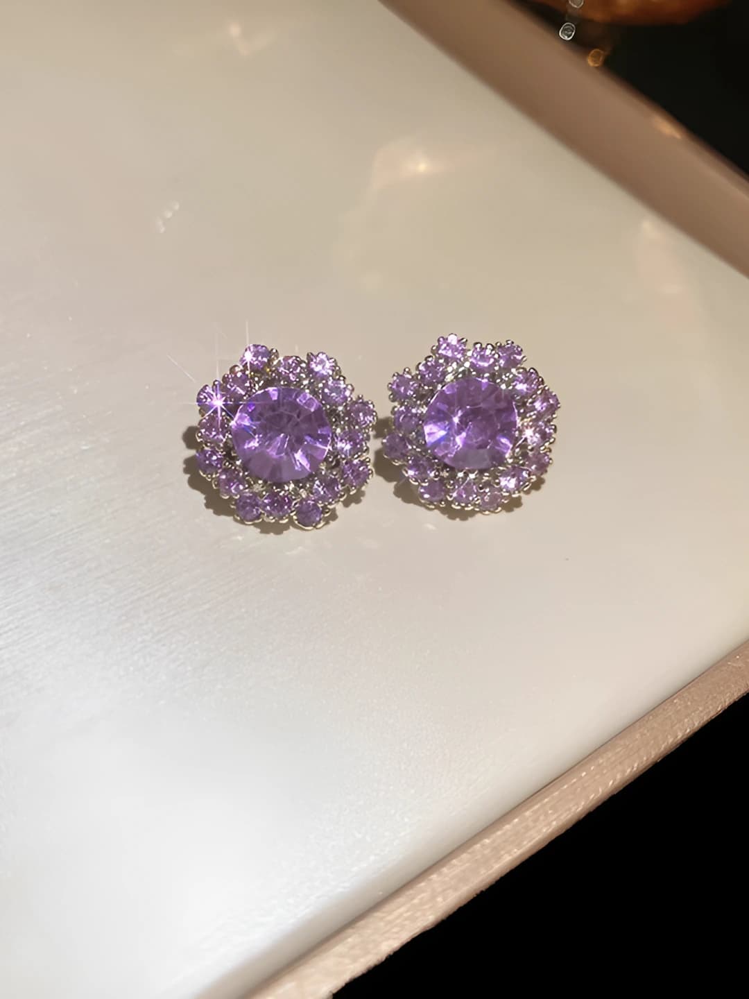 77 Серебряная игла - Серебро - Фиолетовый