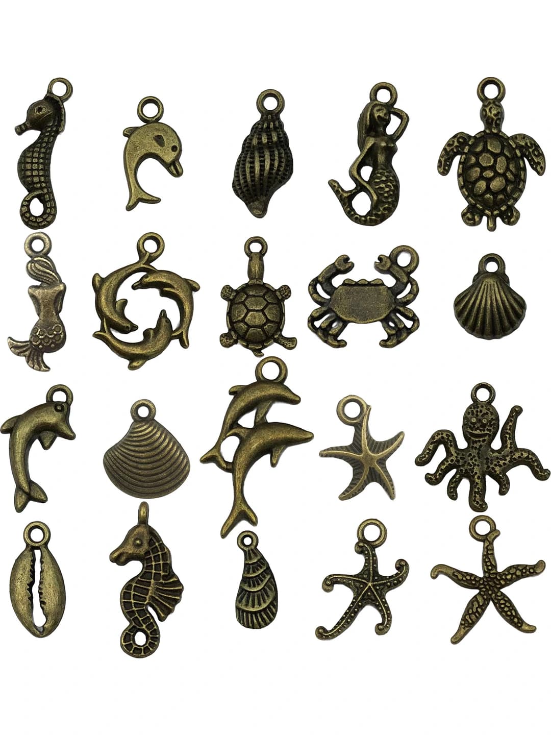 20 pcs Mix antique teal ocean series - 20 var 1 each - 20g-SN883