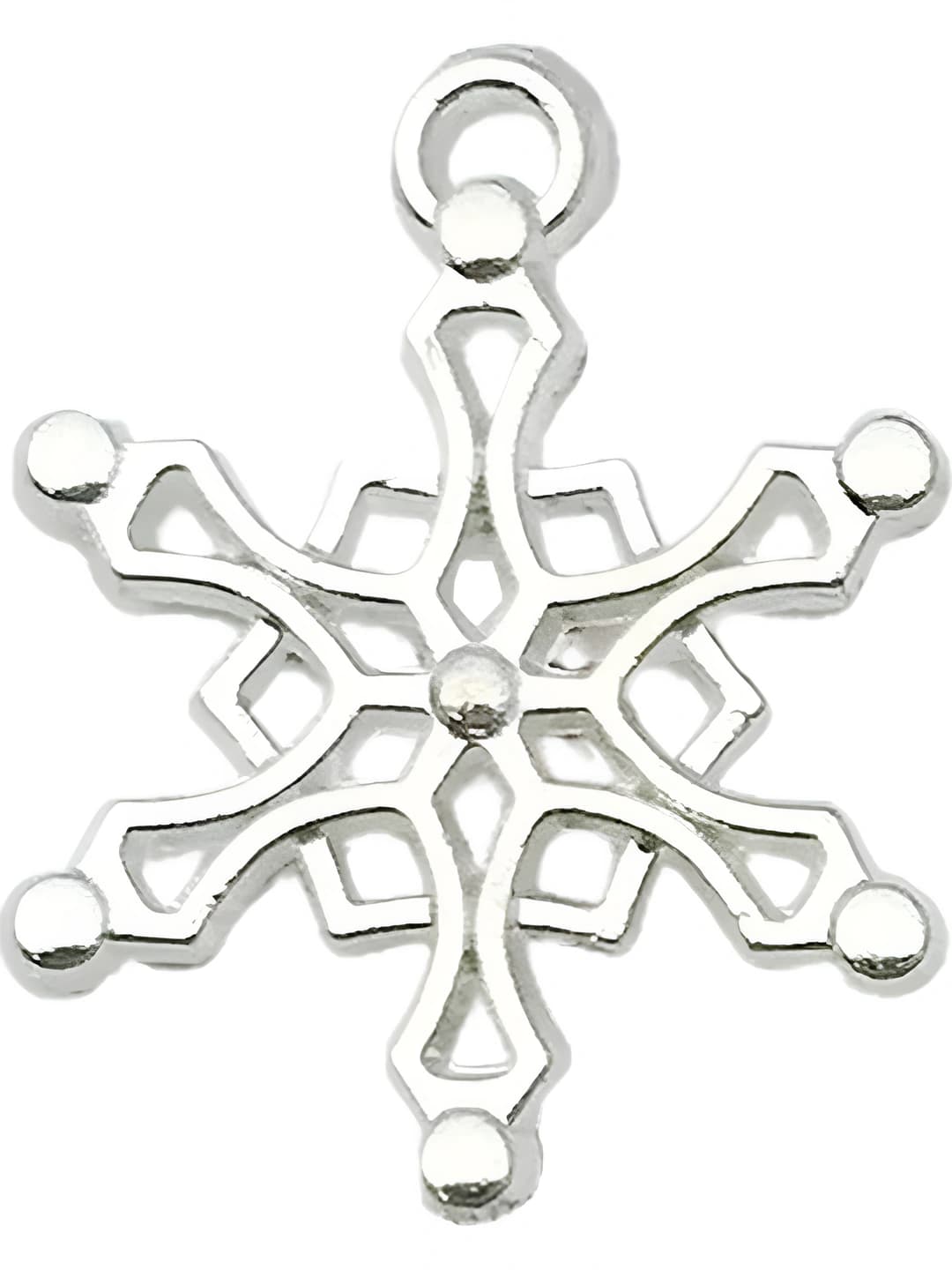 1 pc snowflake 15x19mm-0.8g-20030