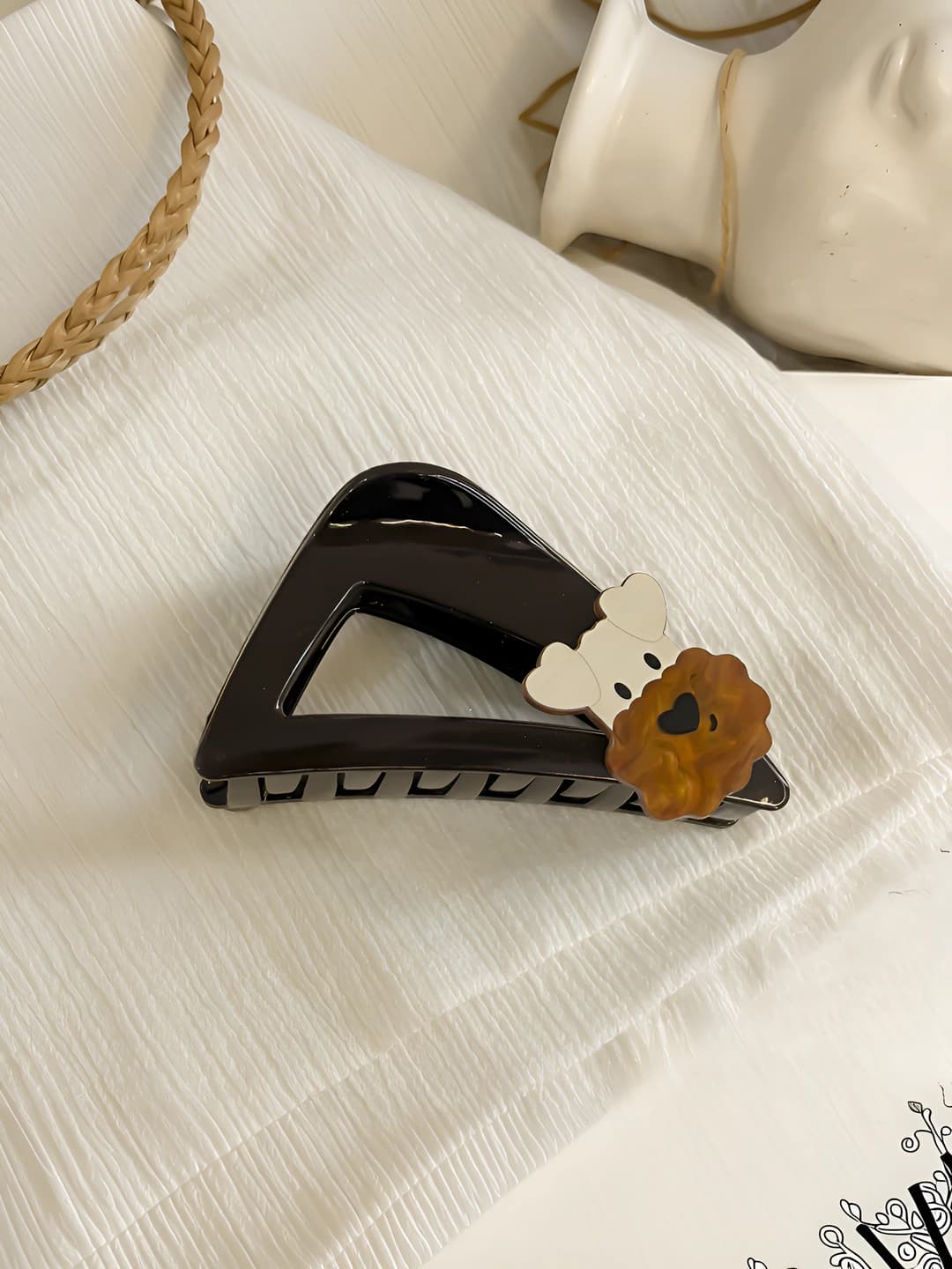 Cute cartoon triangle clip (PS) ~10 cm