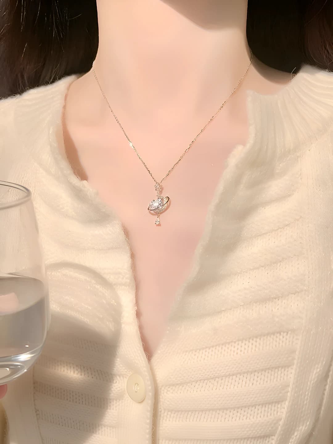 Silver white