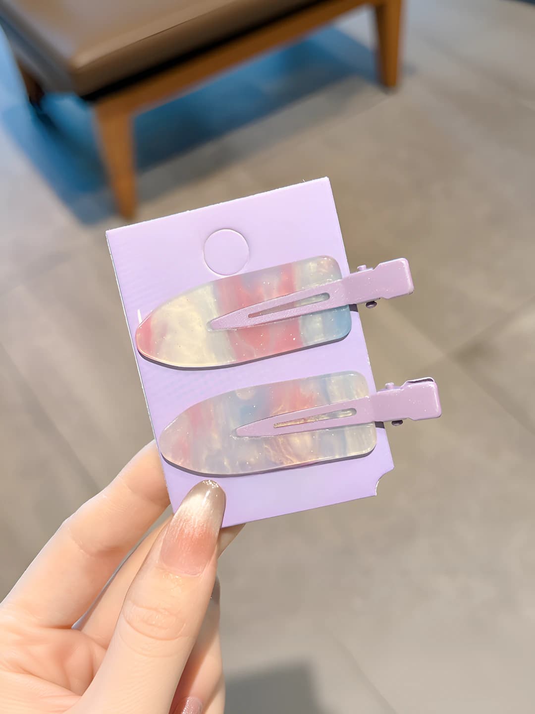 1# Purple 2 pcs - 6.5 cm