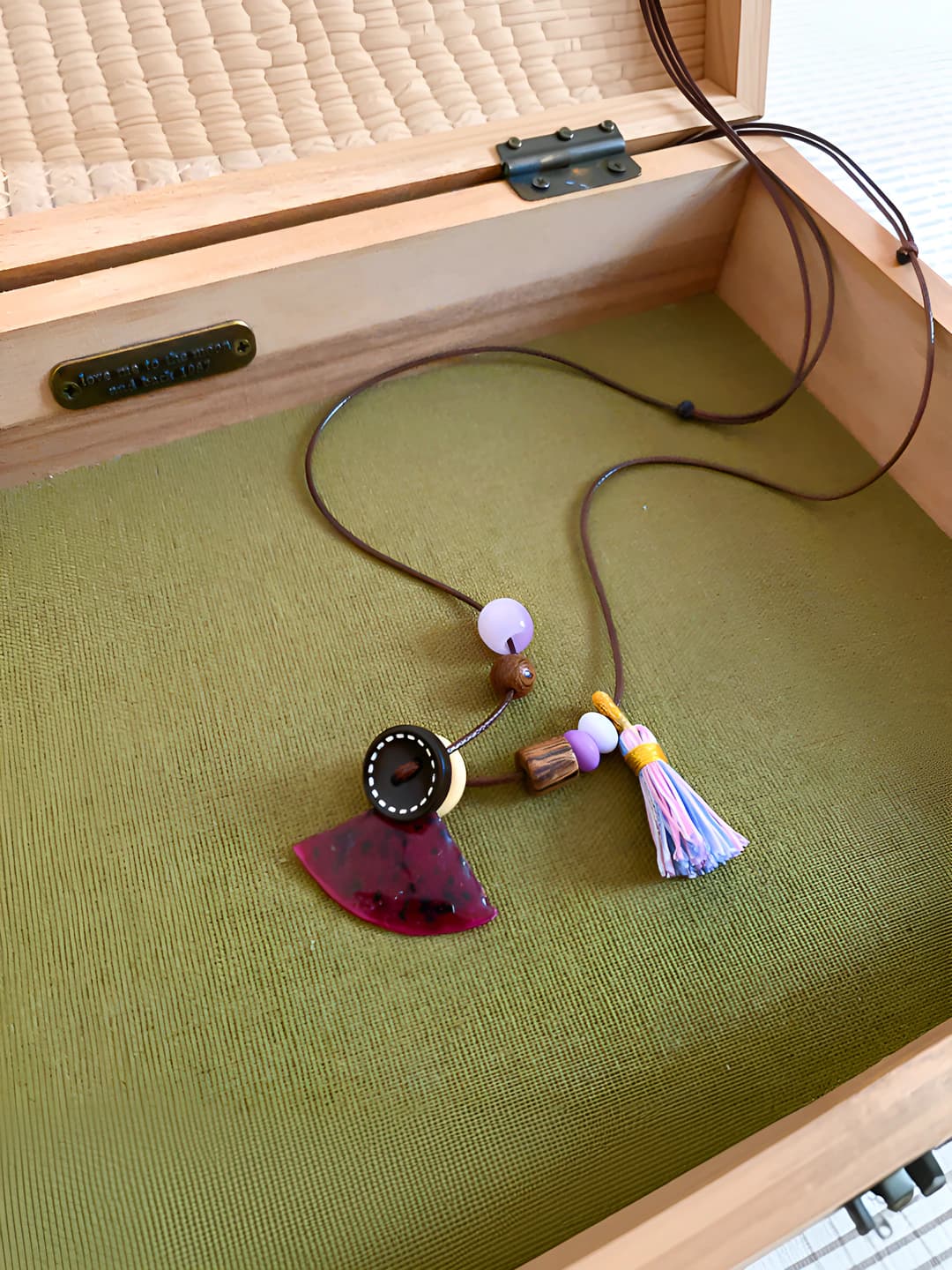 Necklace - Purple - Dragon fruit
