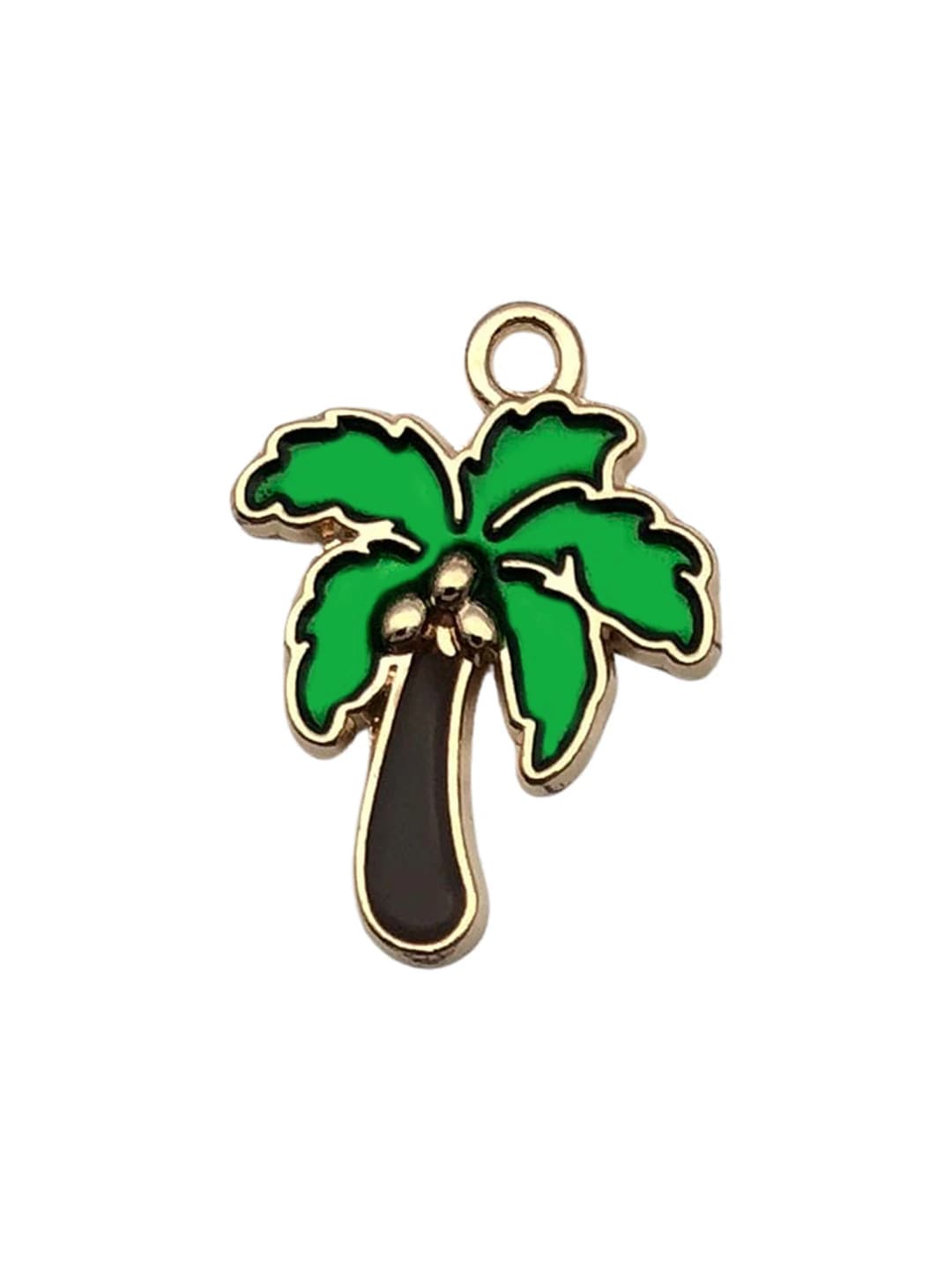 1 pc Green beach coconut 15x19mm-1g