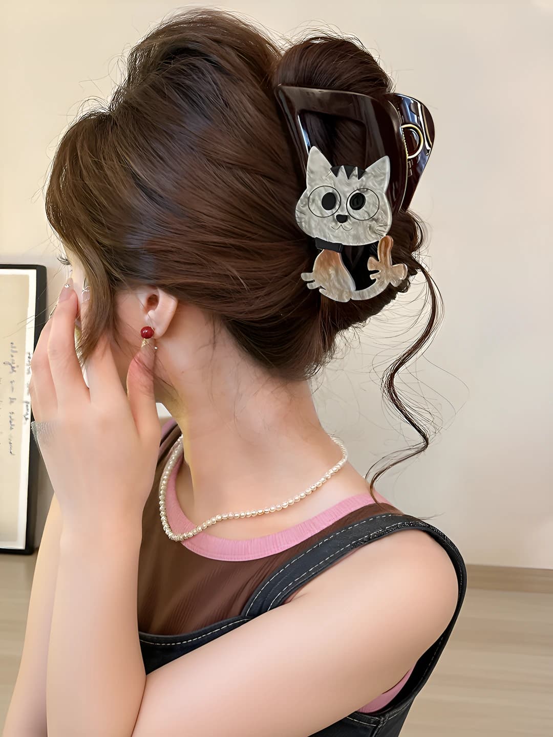 Women's kids style shark hair clip