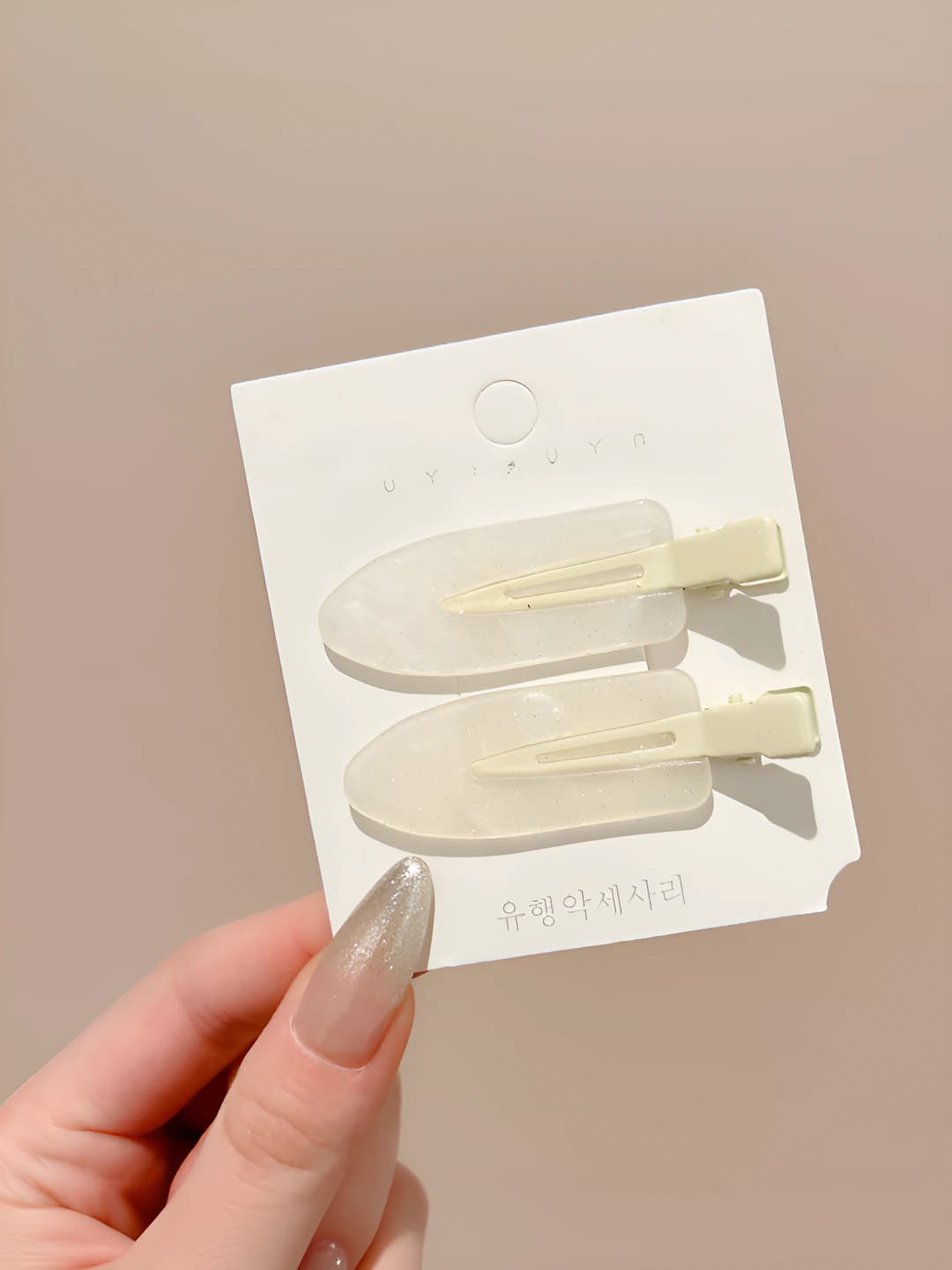 5# Off-white 2 pcs 6.5 cm