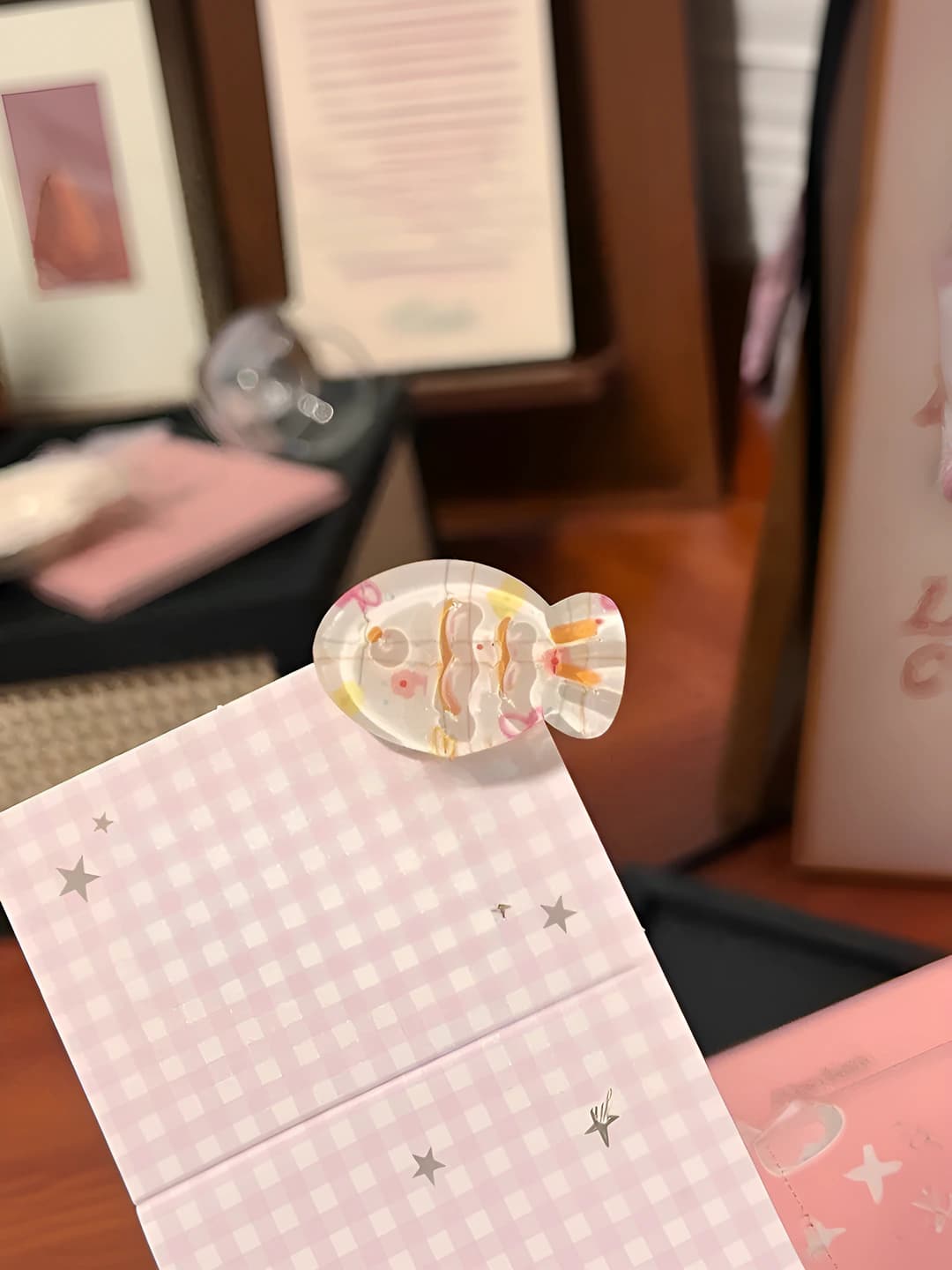 Jelly apelsin gazli baliq soch toqasi, 3.2 sm