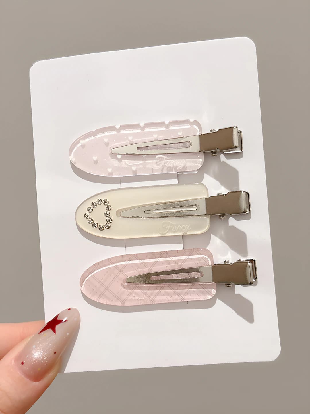 1# Pink, 3 pcs, ~6 cm