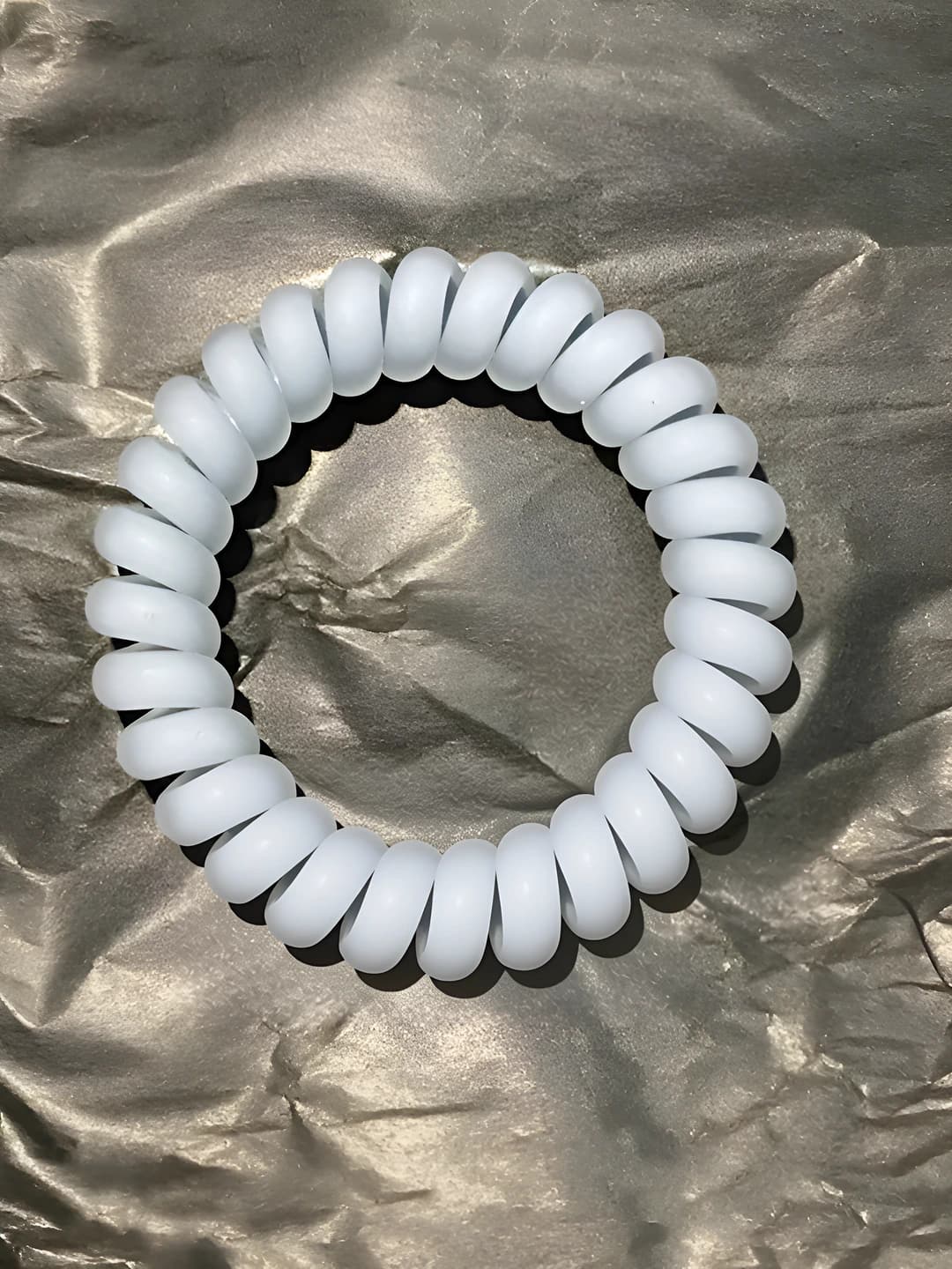 Light blue hair tie, 1 pc