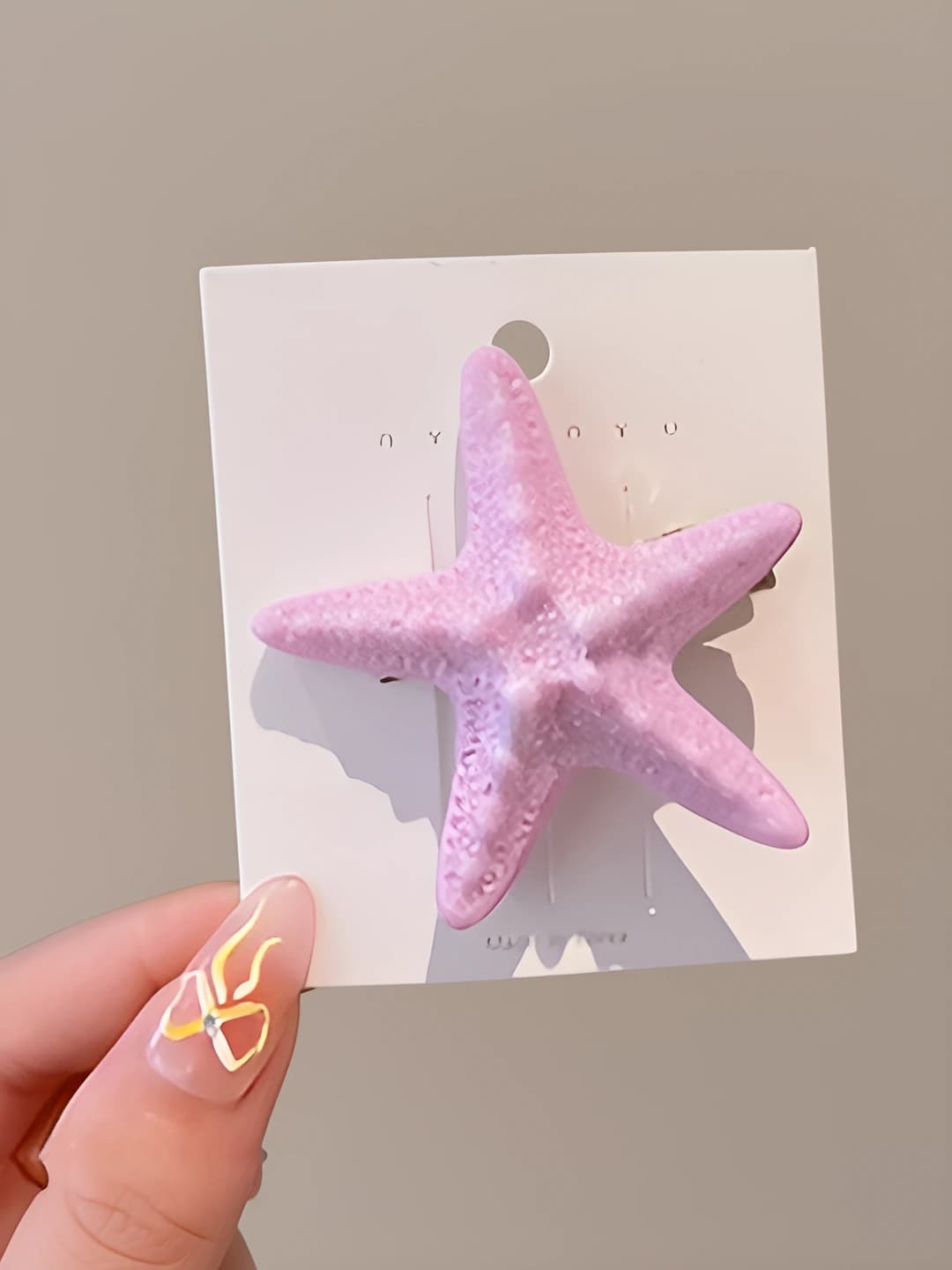 2# Starfish, purple, 5.5 cm