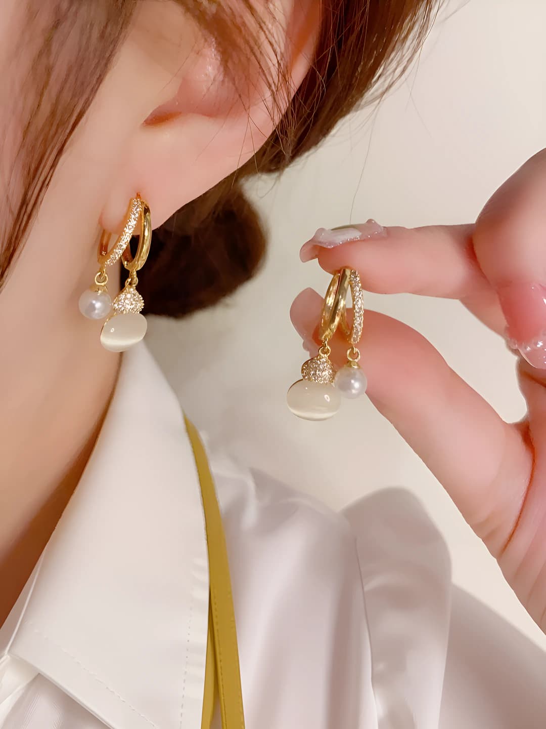 Women's 2026 tassel gourd design earrings