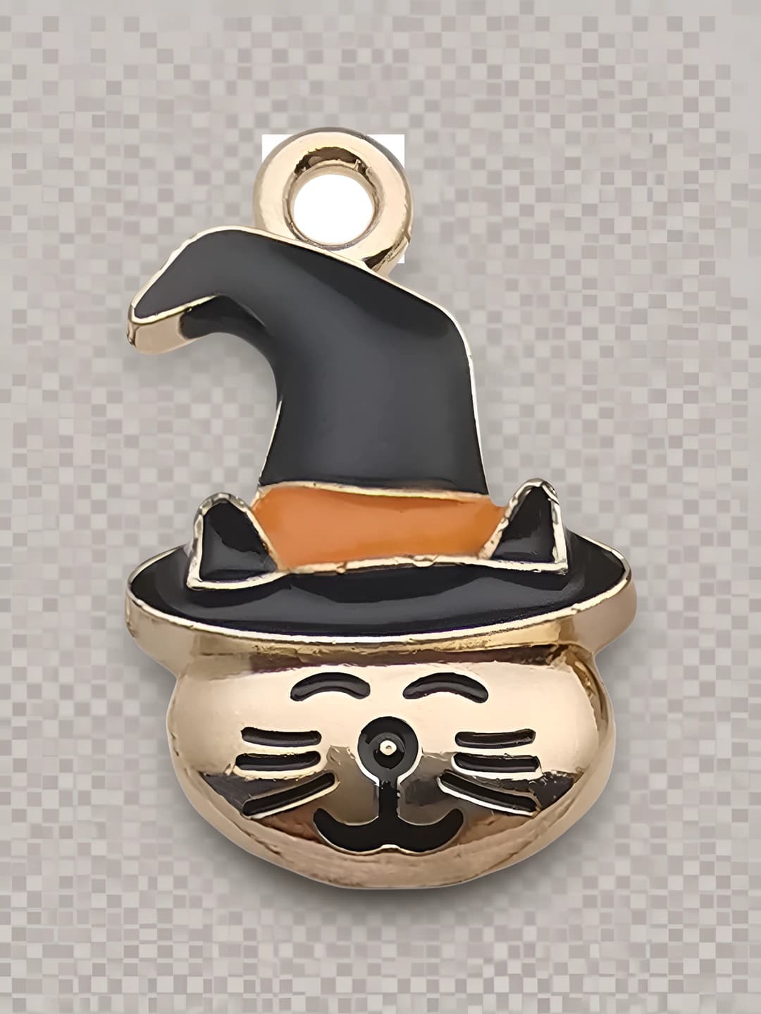 Black cat head, 16x24mm, 2.3g