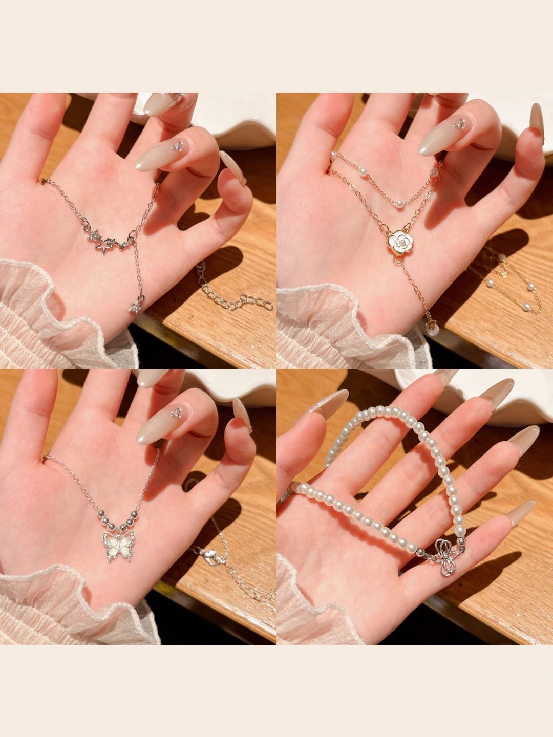 Women's geometric pendant necklace for autumn-winter