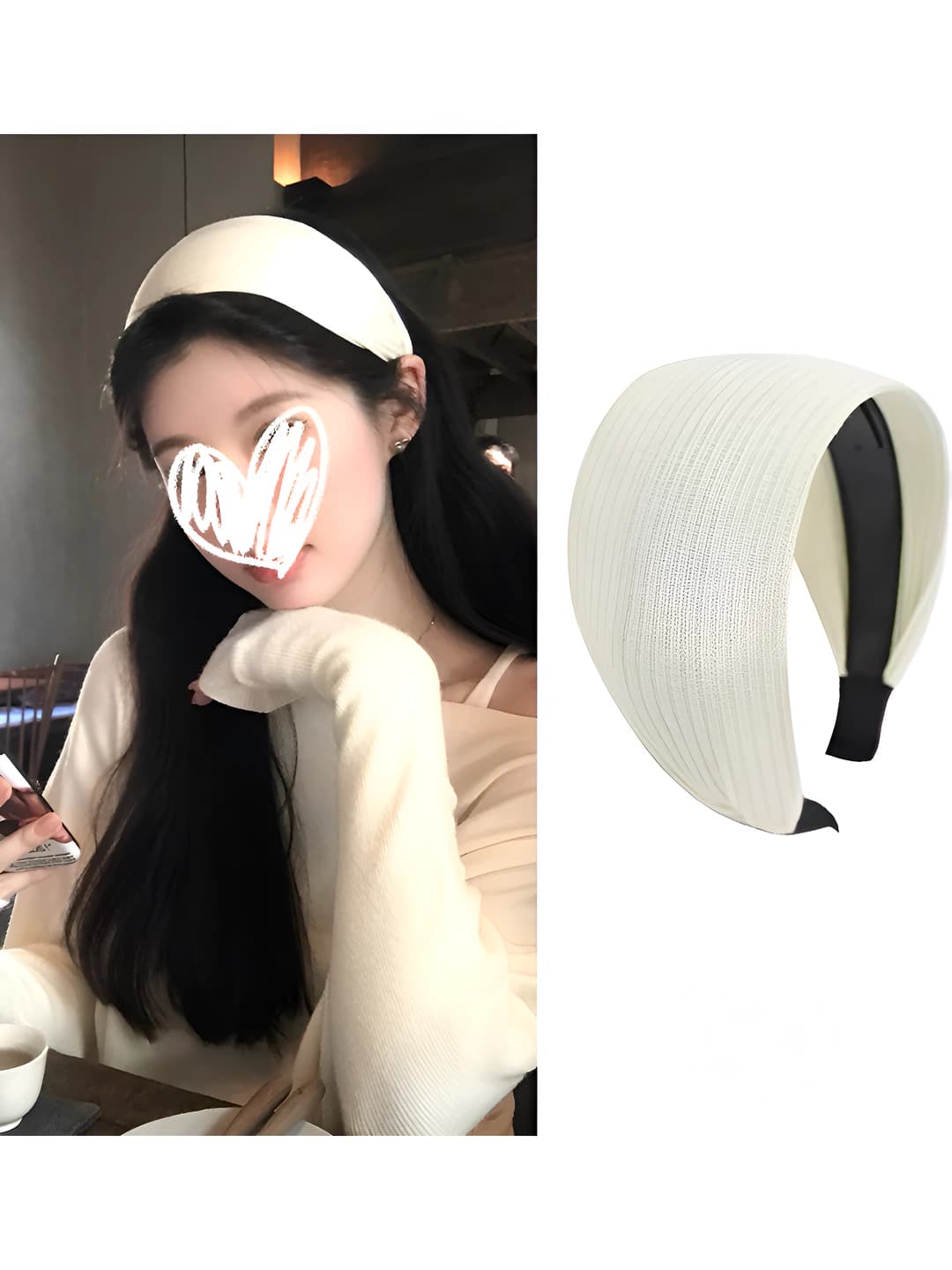 Dyed white 5 cm