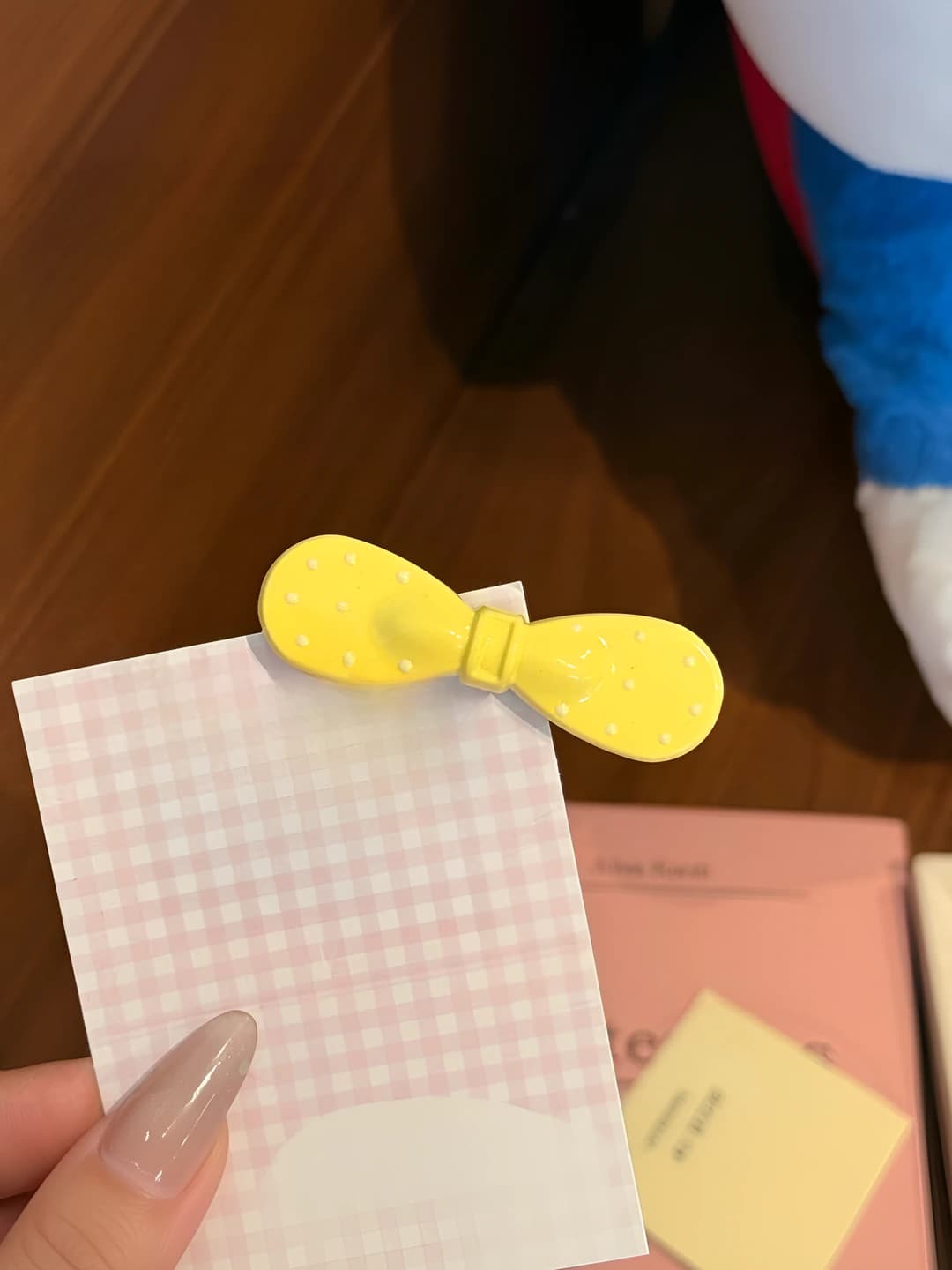 4# Macaron bow - Yellow