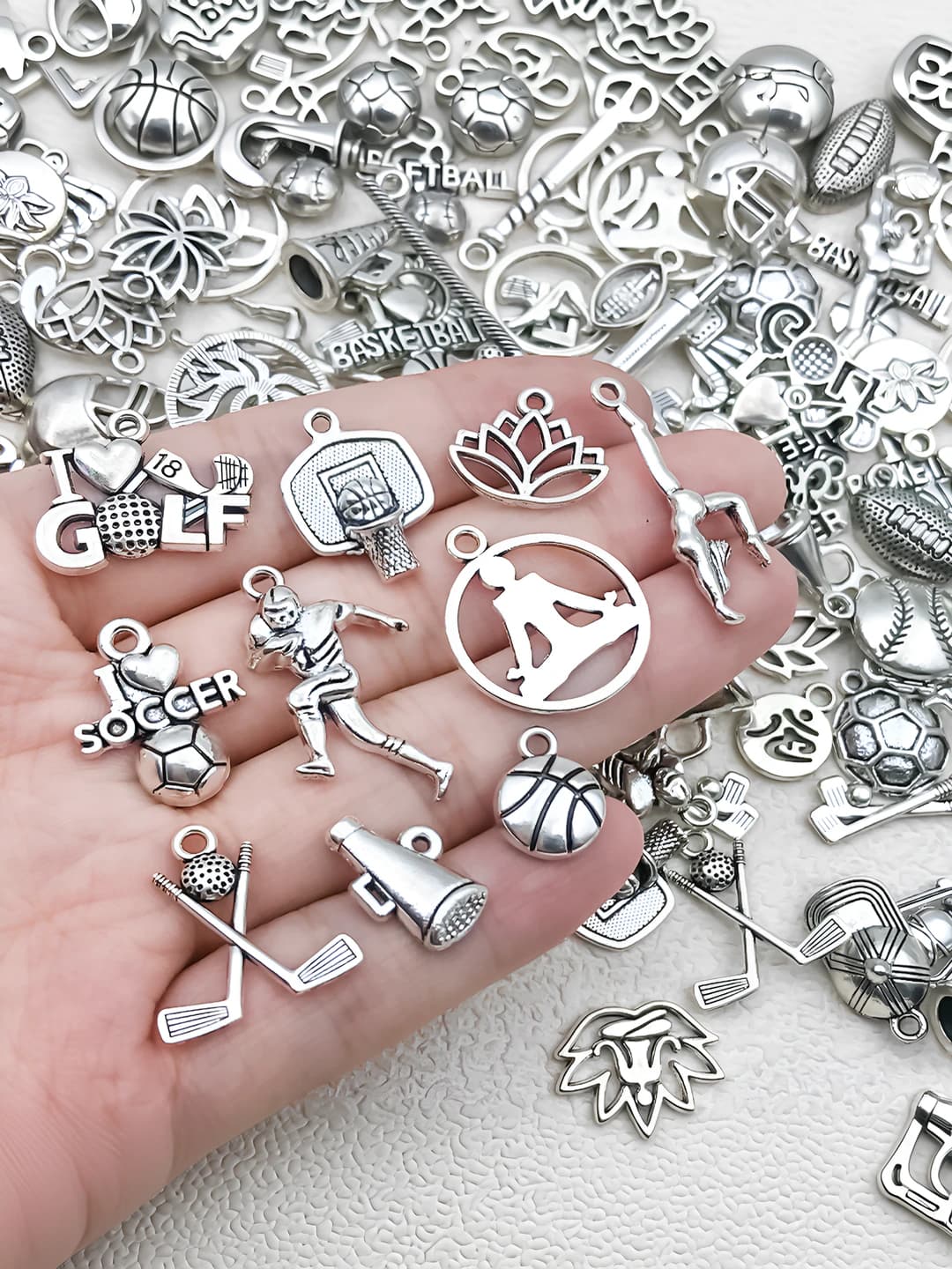 Random 20 pc antique silver sports series-23.2g