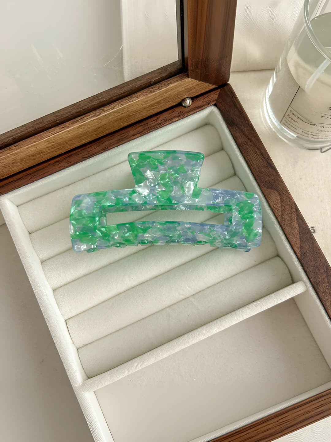 17# Large claw - floral green