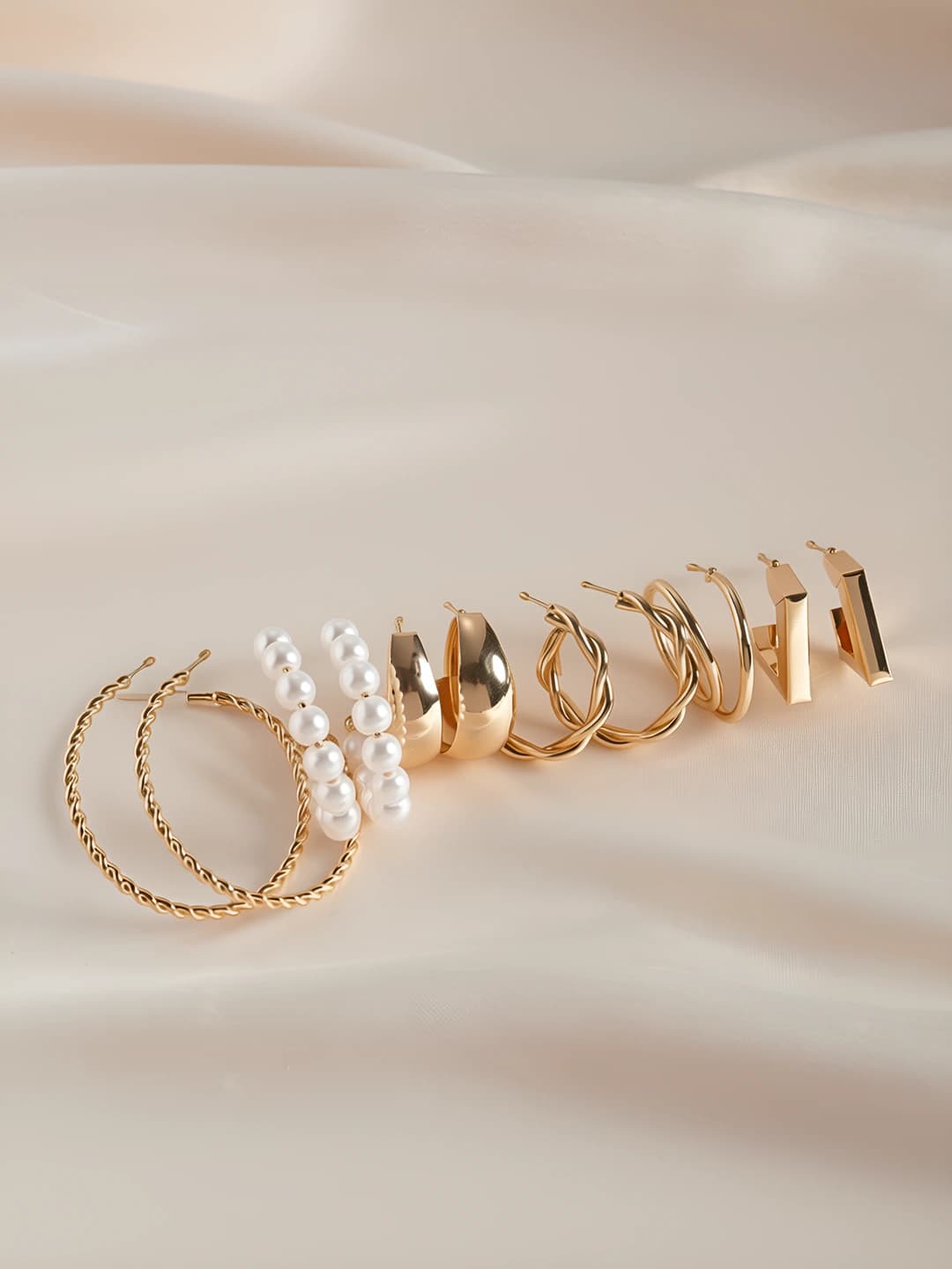 Silver post - Gold (12 pcs)