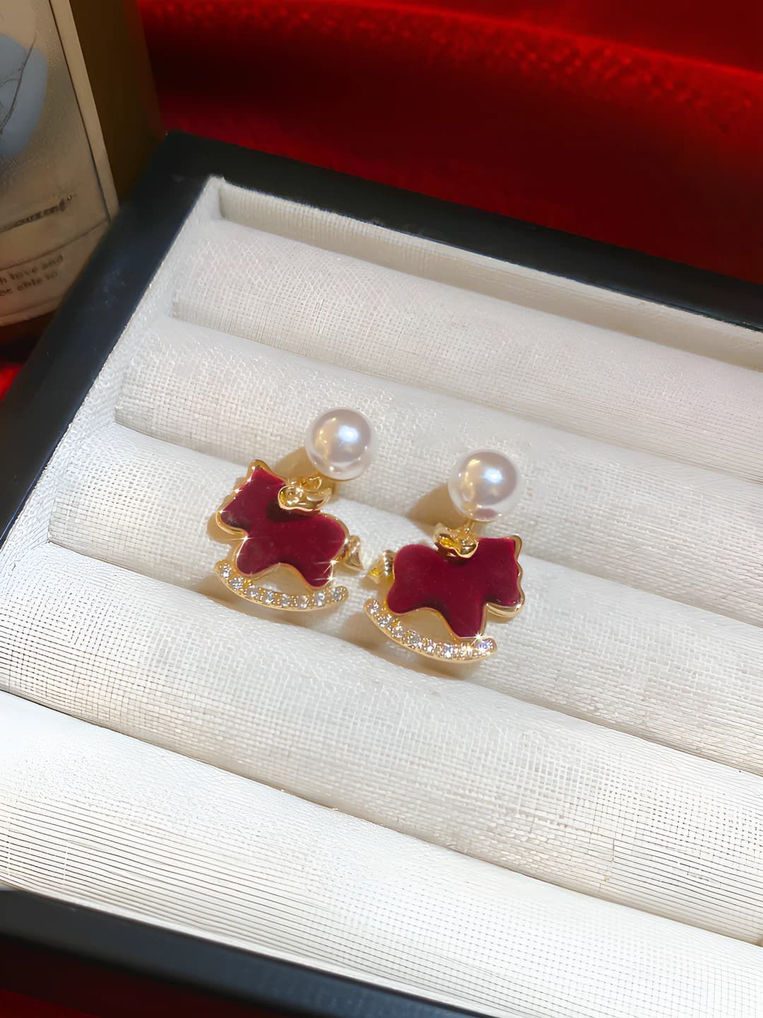 1# Silver pin - Gold - Red (Real gold)