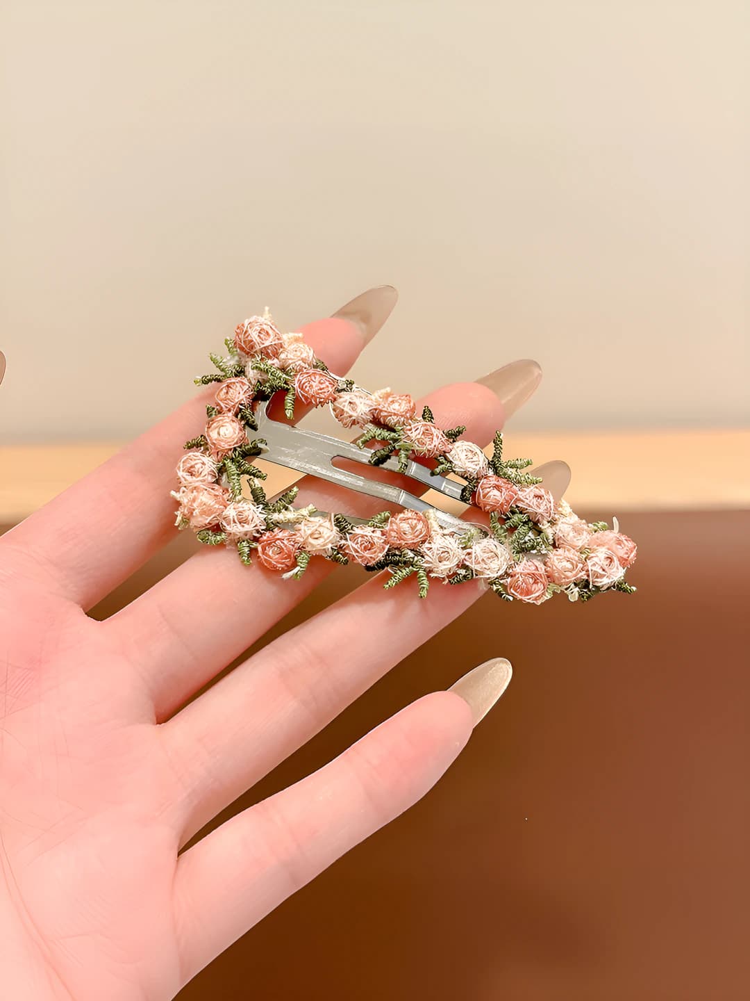 Цветочный, кружево, треугольник BB, 7.5 см