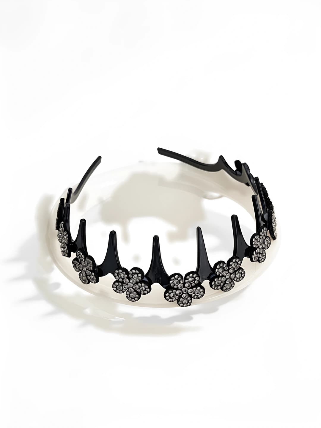 2# Grey - large tooth headband
