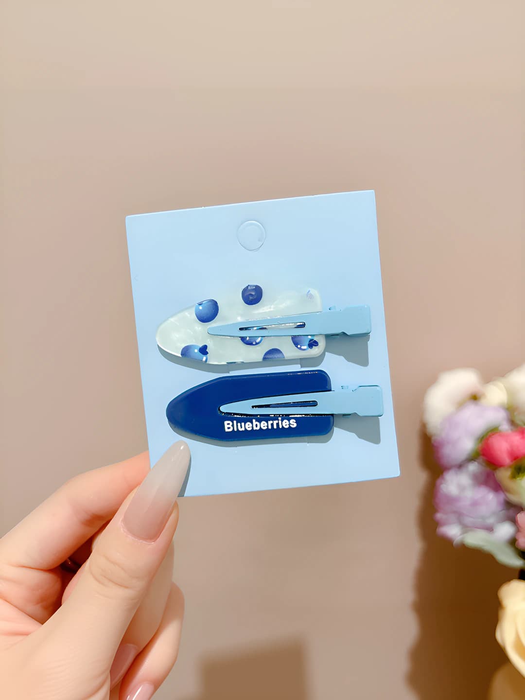 Blue plum, 2 pcs, 6 cm