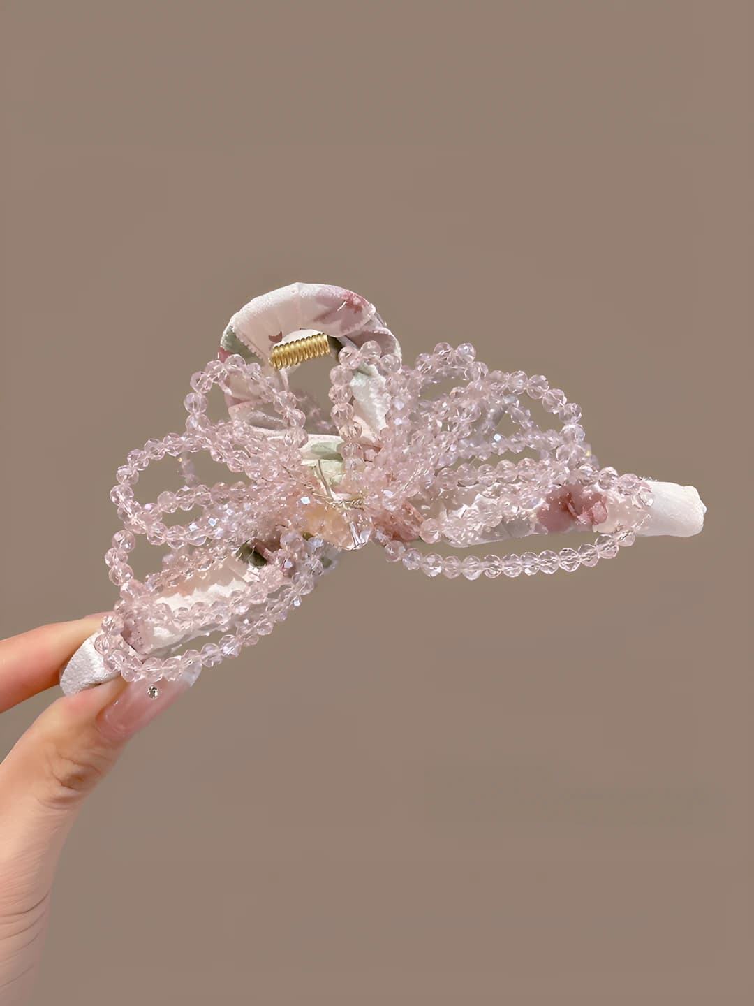 1# Pushti strass bow ~13cm
