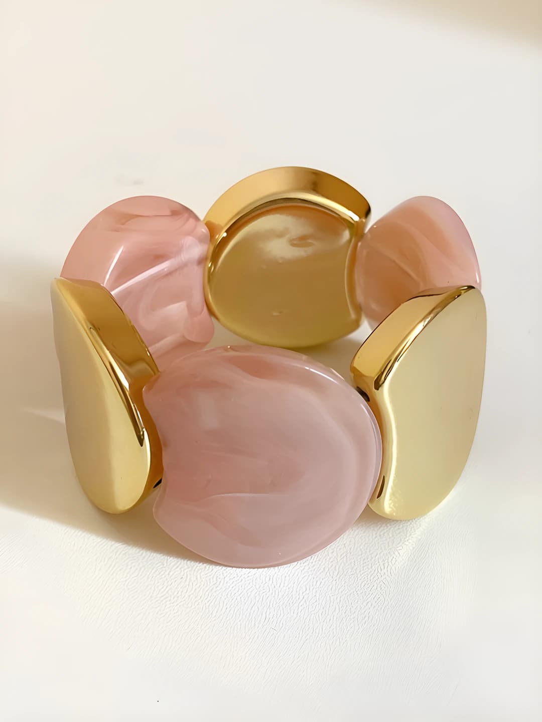 40# Bracelet - Gold - Pink
