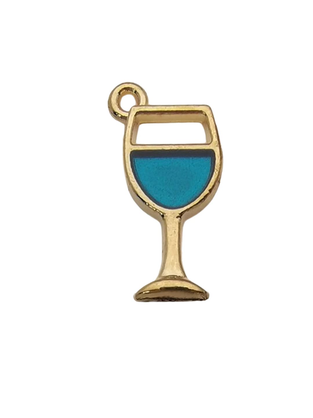 Light blue enamel beer mug 9x14mm