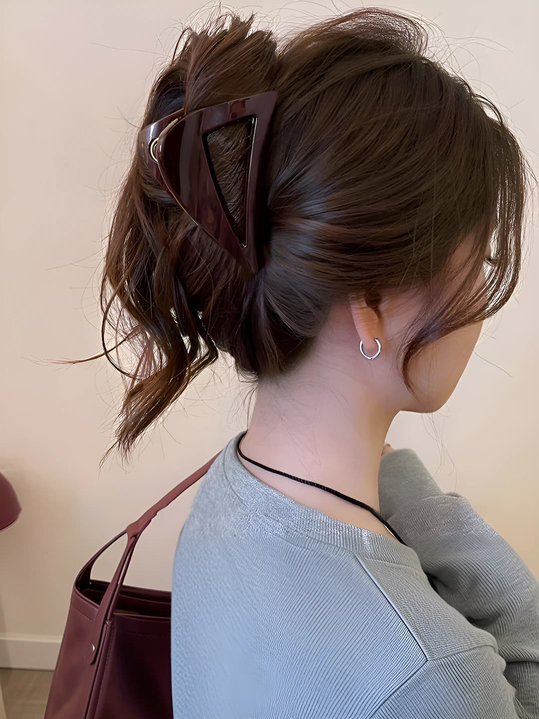 2# Glossy chocolate brown 8 cm